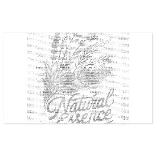 Natural Essence Vintage Botanical Wildflower  Self-inking Stamp
