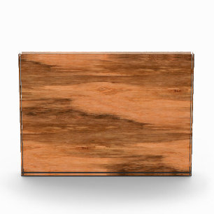 Natural Eucalyptus Wood Grain Look Acrylic Award