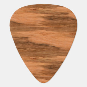 Natural Eucalyptus Wood Grain Look Guitar Pick