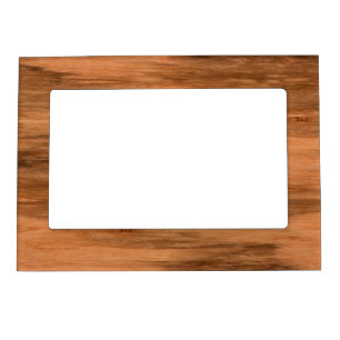 Natural Eucalyptus Wood Grain Look Magnetic Picture Frame