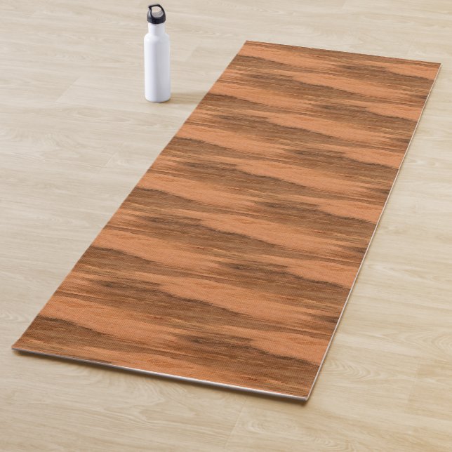 Natural Eucalyptus Wood Grain Look Yoga Mat (In Situ)