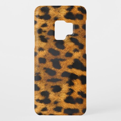 Natural Faux Leopard Fur Samsung Galaxy Case