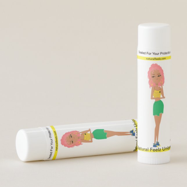 Natural Feelz Design Lip Balm (Front)
