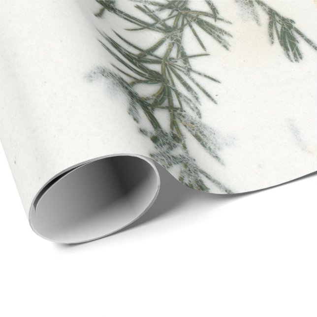 Natural Floral Grass Cali Rosemary Mulberry Petals Wrapping Paper (Roll Corner)