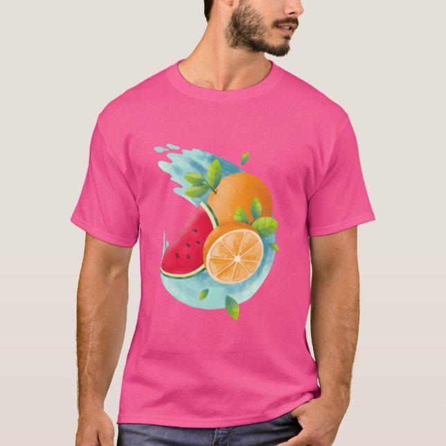 Natural food girl T-Shirt (Front)