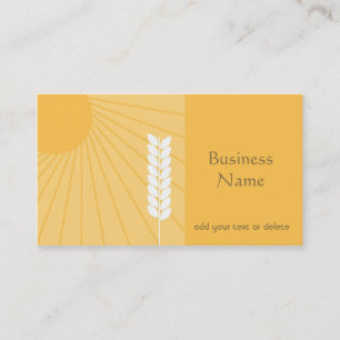 Natural Food Store Business Card