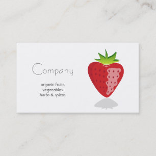 Natural Food Store Business Card