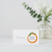 Natural Food Store Business Card (Standing Front)