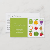 Natural Food Store Business Card (Front/Back)