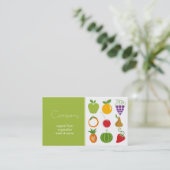 Natural Food Store Business Card (Standing Front)
