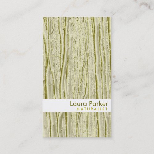 Natural Forest Gold Tree Care Landscape Lawn Business Card