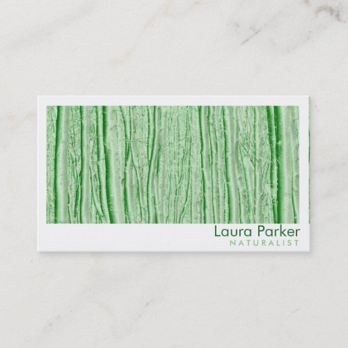 Natural Forest Green Tree Care Landscape Lawn Business Card