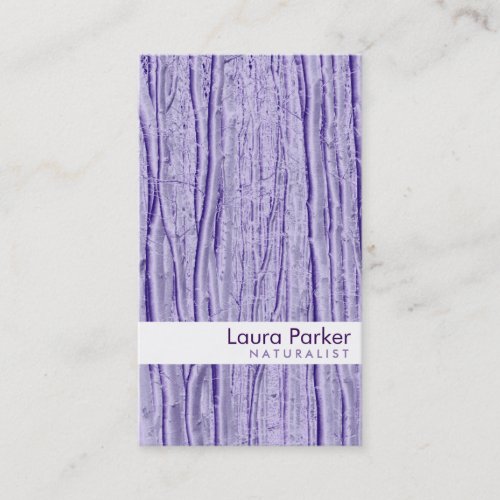 Natural Forest Purple Tree Care Landscape Lawn Business Card