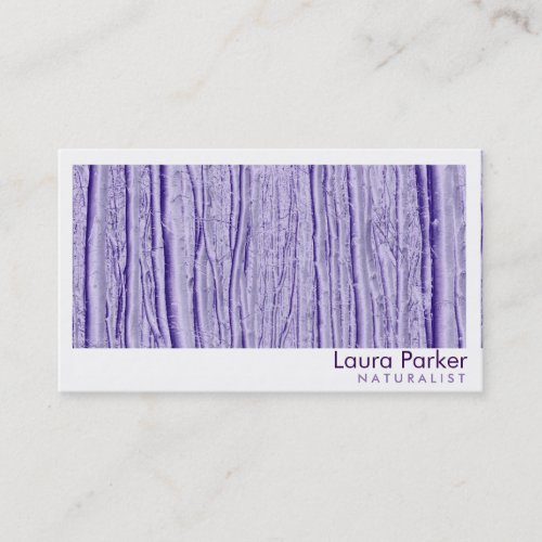 Natural Forest Purple Tree Care Landscape Lawn Business Card