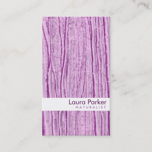 Natural Forest Violet Tree Care Landscape Lawn Business Card