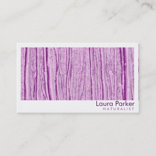 Natural Forest Violet Tree Care Landscape Lawn Business Card