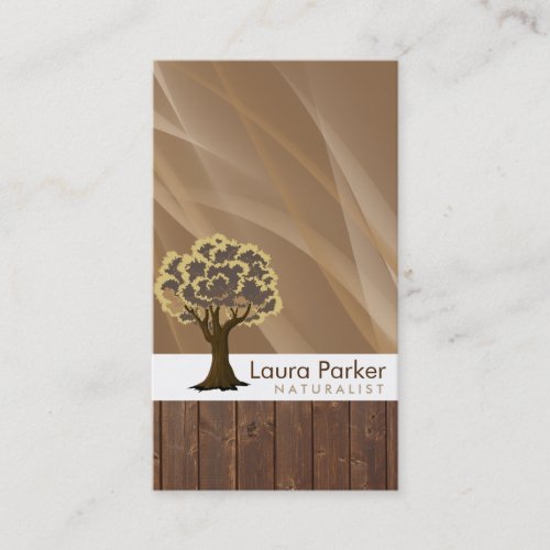 Natural Forest Wood Tree Care Landscape Lawn Business Card