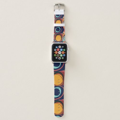Natural Form Seamless Abstract Circle Beauty Apple Watch Band