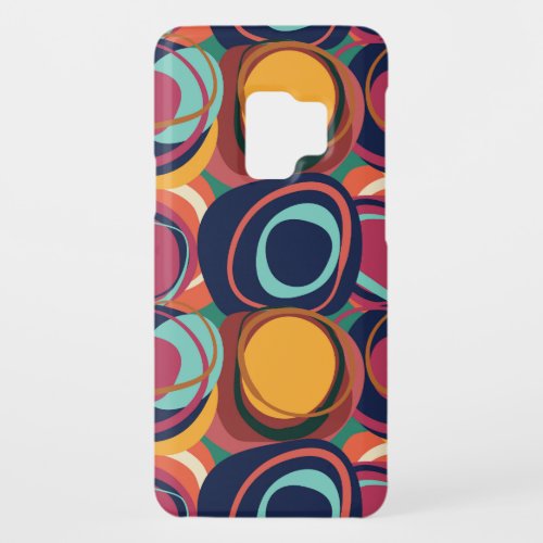 Natural Form Seamless Abstract Circle Beauty Case_Mate Samsung Galaxy S9 Case
