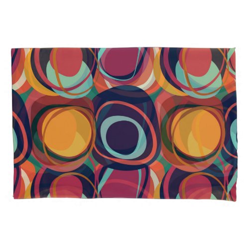 Natural Form Seamless Abstract Circle Beauty Pillow Case