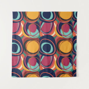 Natural Form Seamless: Abstract Circle Beauty. Tapestry