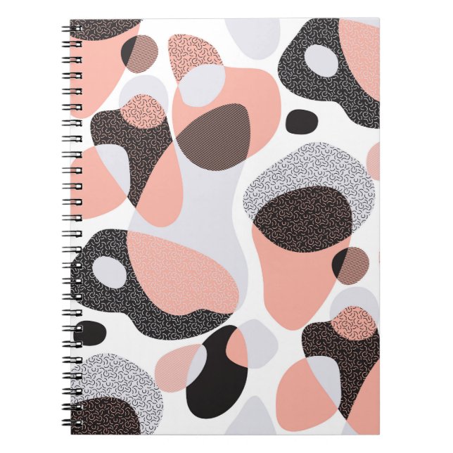 Natural Forms: Geometric Seamless Texture. Notebook (Front)