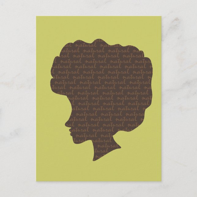 Natural 'Fro Postcard (Front)