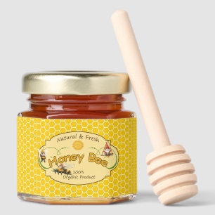 Natural Gnome Honey Bee  Jar Favors