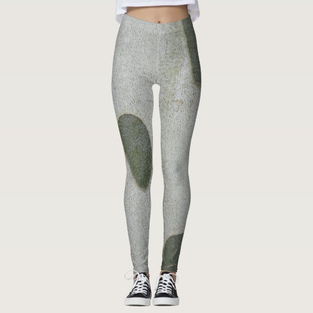 Natural gray pattern leggings (Front)