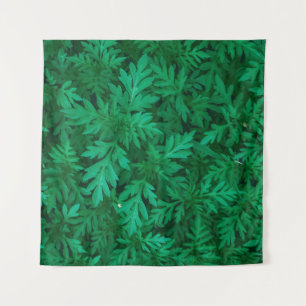 Natural green background from green leaves abstrac tapestry
