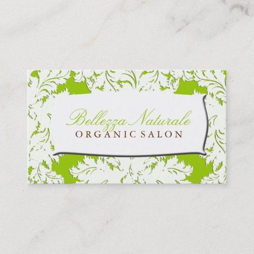 Customizable Natural Green Business Card Template