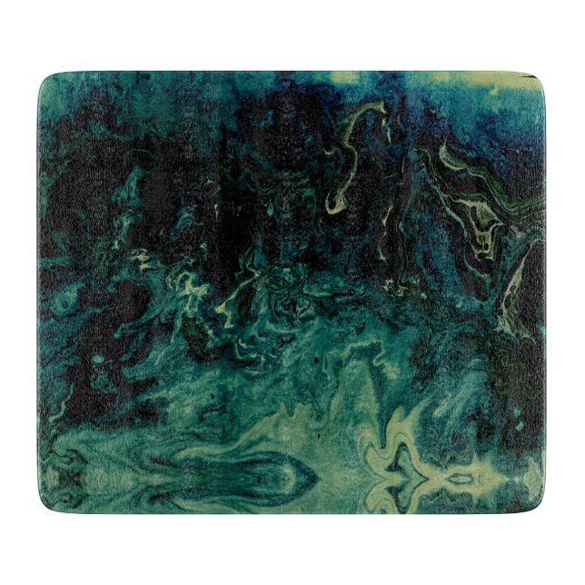 Natural Green Marble Decor Stone Cutting Board (Front)