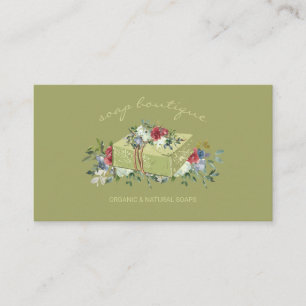 Natural Green Soap Business Card