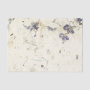 Natural Handmade Look Dried Flowers Tissue Paper
