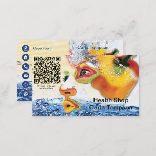 Natural Health shop Business C Business Card