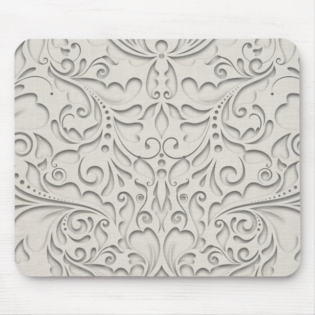 Natural HeartyChic Mouse Pad (Front)