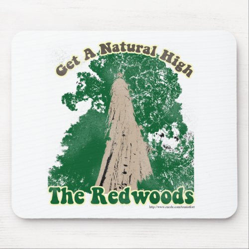 Natural High Redwood Traveler Design Mouse Pad