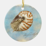 Natural History Nautilus Ornament