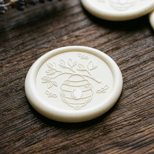 Natural Honey Bee Hive Honey Bee Farm Wax Seal Sticker (Natural Honey Bee Hive Honey Bee Farm Wax Seal Sticker)