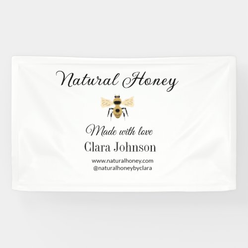 natural honey homemade honeybee honeycomb add name banner