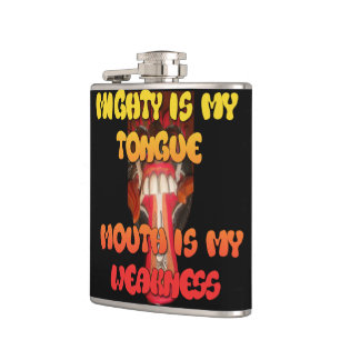 Natural human Funny Weak Mouth Flask