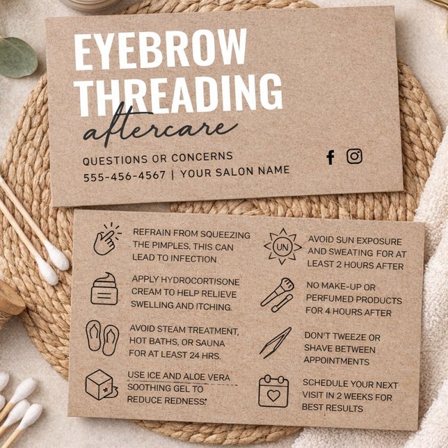 Natural Kraft Eyebrow Threading Aftercare (Creator Uploaded)