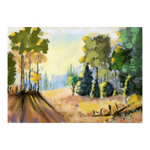 Natural landscape and undergrowth in forest, wall