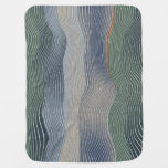 Natural Landscape: Hill Stripe Pattern Baby Blanket