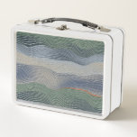 Natural Landscape: Hill Stripe Pattern Metal Lunch Box