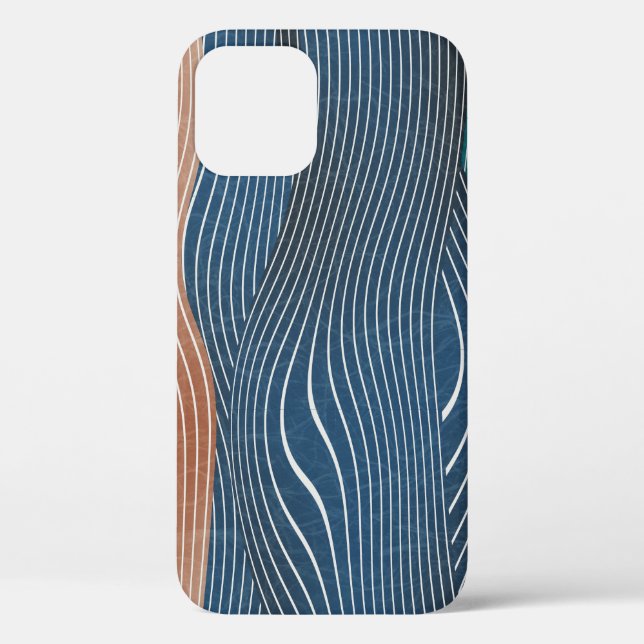 Natural landscape hills: seamless pattern. Case-Mate iPhone case (Back)