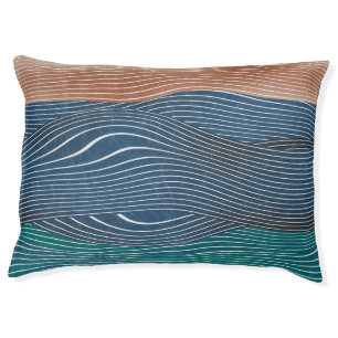 Natural landscape hills: seamless pattern. pet bed