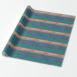 Natural landscape hills: seamless pattern. wrapping paper