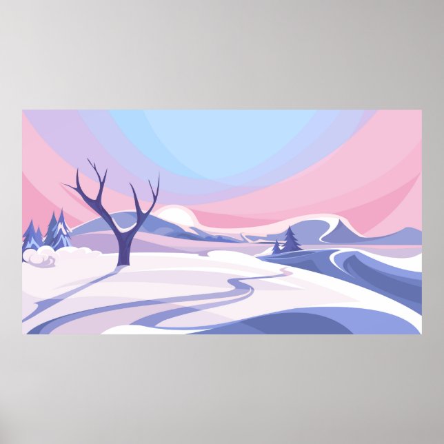 Natural landscape poster (Front)