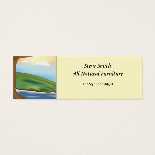Customizable Natural Landscapes Profile Card Business Card Template